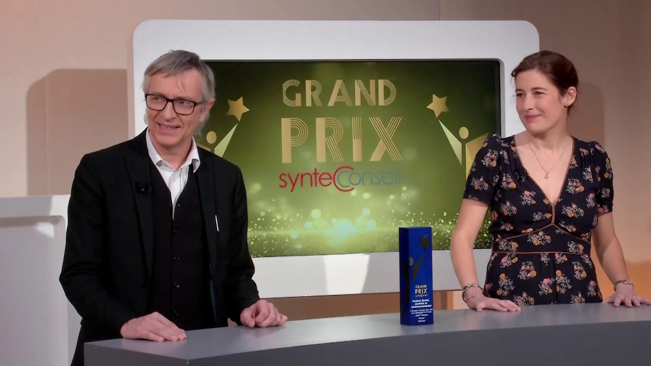 Remise du Grand Prix Syntec Conseil 2020, mention Impact social, sociétal et environnemental