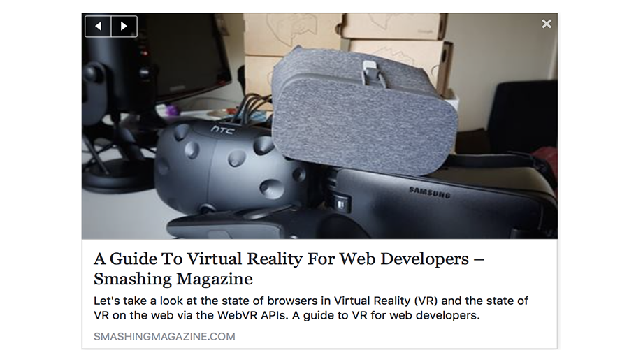 GUIDE RÉALITÉ VIRTUELLE POUR LES DÉVELOPPEURS WEB